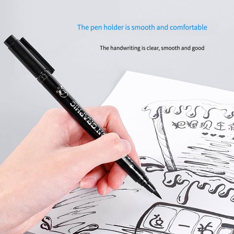 Набор пигментных линеров Micron, ручки для манги, игольчатые ручки, художественная кисть, ручки для обводки, скетч-файнлайнеры, канцелярские товары для рисования