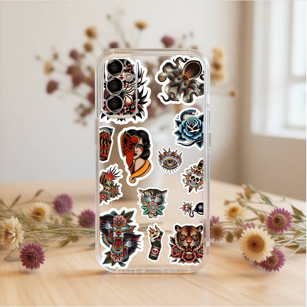 Old T-traditional wallpaper Phone Case Transparent Silicone Soft For SamsungA10,12,20,21S,30,31,40,50,51,52,70,71