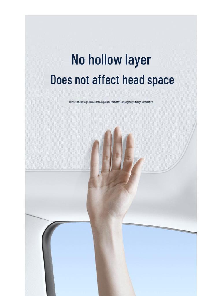 Совместим с Xiaomi SU7 Pro/Max/YU7 Силиконовый солнцезащитный козырек: Теплоизоляция и защита от солнца Статический навес.