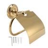 Держатель для бумажных полотенец из латуни, нержавеющей стали, изысканный внешний вид, высокая твердость, настенный держатель для полотенец