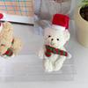 Christmas Bear Ornament Cute Holiday Decor Christmas Tree Pendant Fine Craftsmanship Adjustable Pose Bear Charm for Kids
