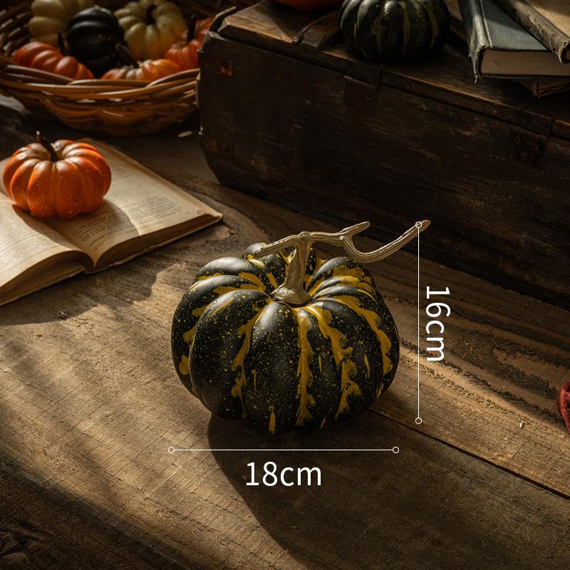 Artificial Pumpkin Ornaments: Farmhouse Harvest Festival Decor for Home & Supermarket
