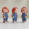 8 см 3 шт./набор Хорошие Парни Детские Игры Мини Фигурка Чакки ПВХ Милые Игрушки Модель Кукла Brinquedos