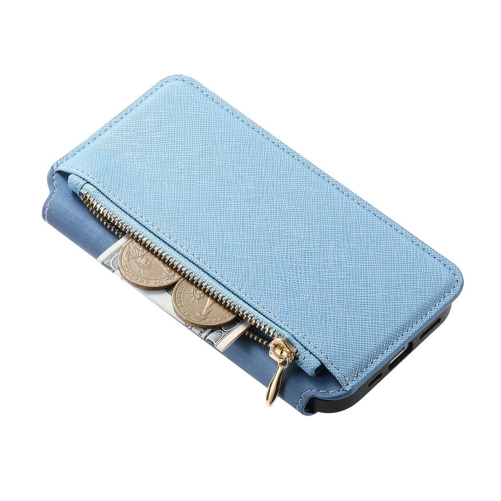 2 in 1 Detachable Magnetic Zipper Cards Solt Wallet Leather Case For Samsung S25 Ultra S24 FE S23 Plus A16 A06 A56 A26 A36 Cover