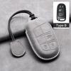 Leather Car Key Case Cover Shell For Jeep Chrysler 300 200 Dodge Charger Grand Cherokee Wrangler Compass Renegade For Fiat 500X