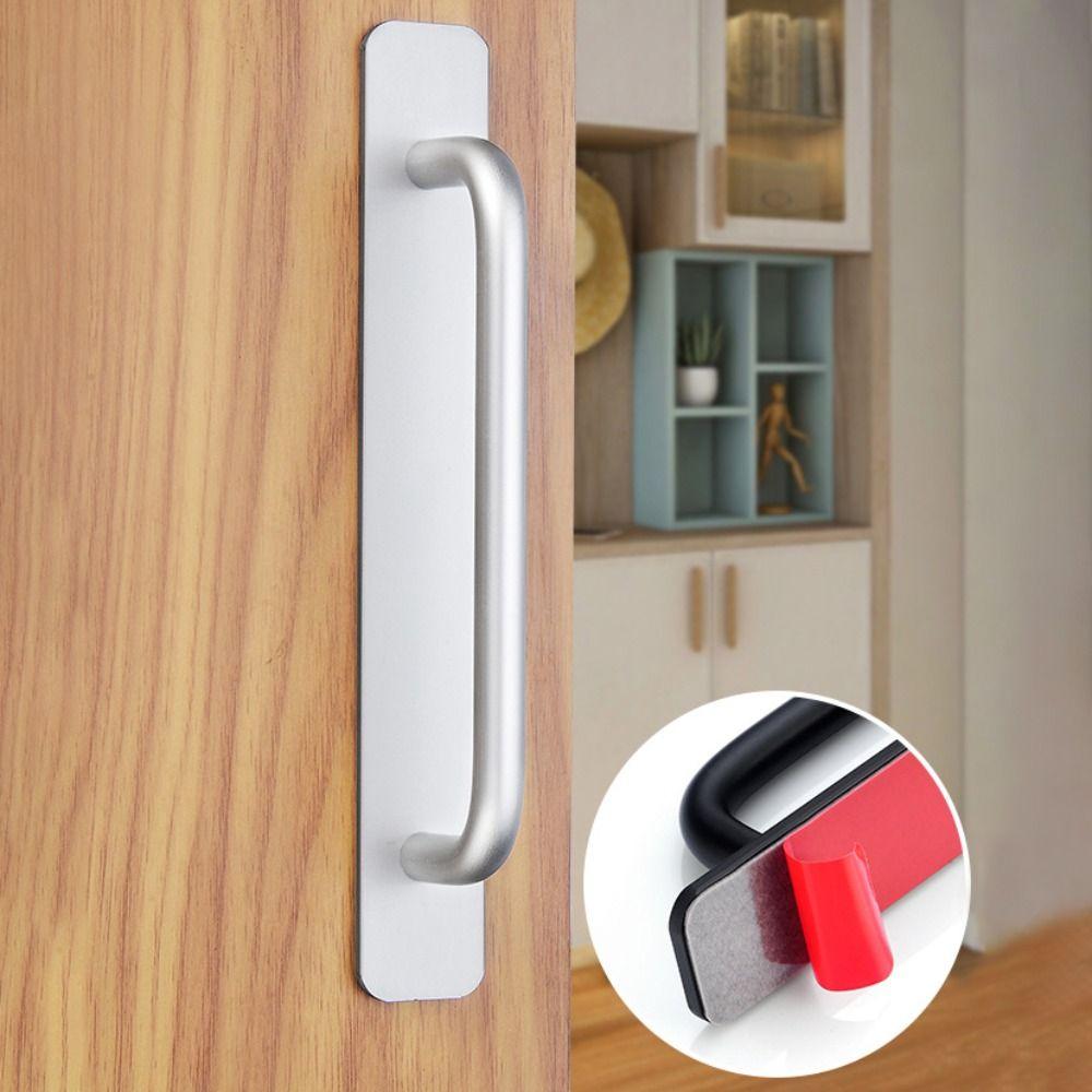 Hardware Door Knob Self-Adhesive Door Handlebar New Door Handle Wardrobe