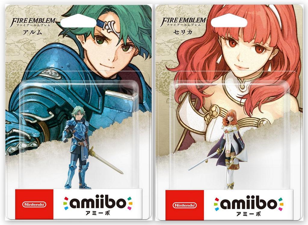 Amiibo Alm & Celica (Fire Emblem Series) 2 Types Set