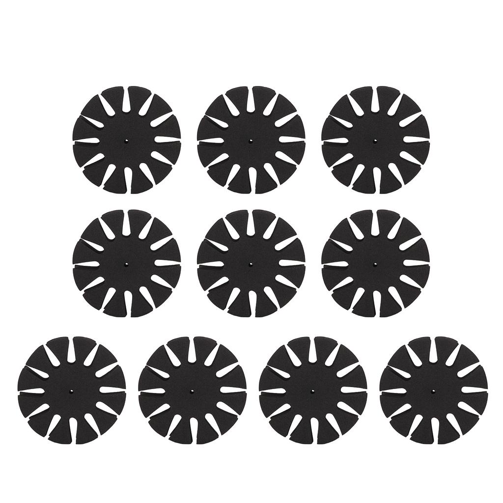 10 шт. Круглая стойка для стрел PE Разделитель для стрел Держатель Черный Прочный Аксессуар для стрельбы из лука для улицы