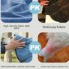 Hooded Pet Drying Towel Fixed Waist Belt Dog Bath Towels  for Cleaning Grooming