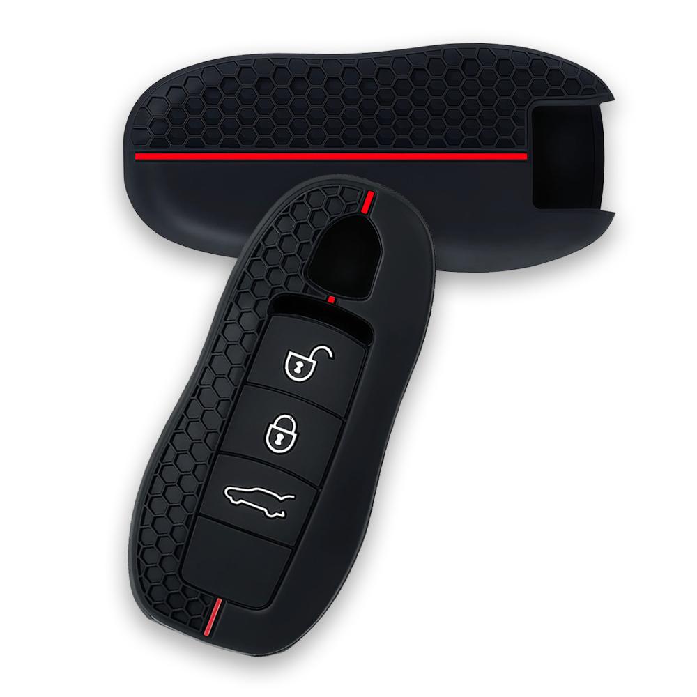 AABKS1 For Porsche Cayenne Panamera Macan Cayman 911 718 918 958 Key Case Cover Shell Fob Remote Key Protector Holder Accessories