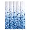Bath Drape Wrinkle Resistant Wear Resistant Lightweight Long Geometrical Printed Shower Curtain for Hotel