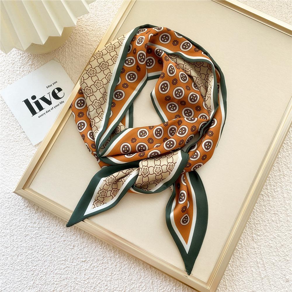 New Scarves Silk Scarves Women'S Spring And Autumn Season Long Decorative Professional Scarves Summer Thin Styles Paired With Shirts Stylish