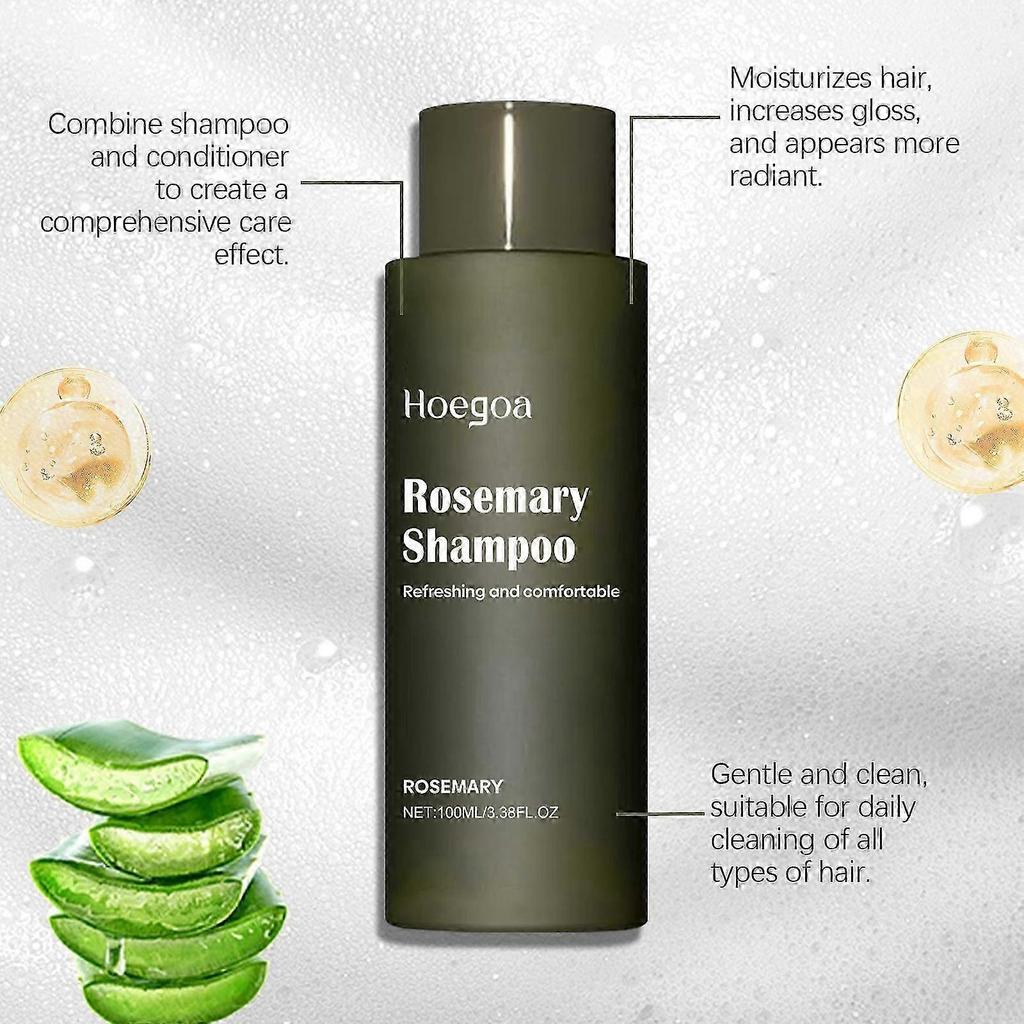 Rosemary Hair Care Set, Anti-dandruff Oil Control Shampoo, Moisturizing Repair Conditioner, Nourishing Strengthen Hair, Reduce Hair Breakage, Fresh Fr