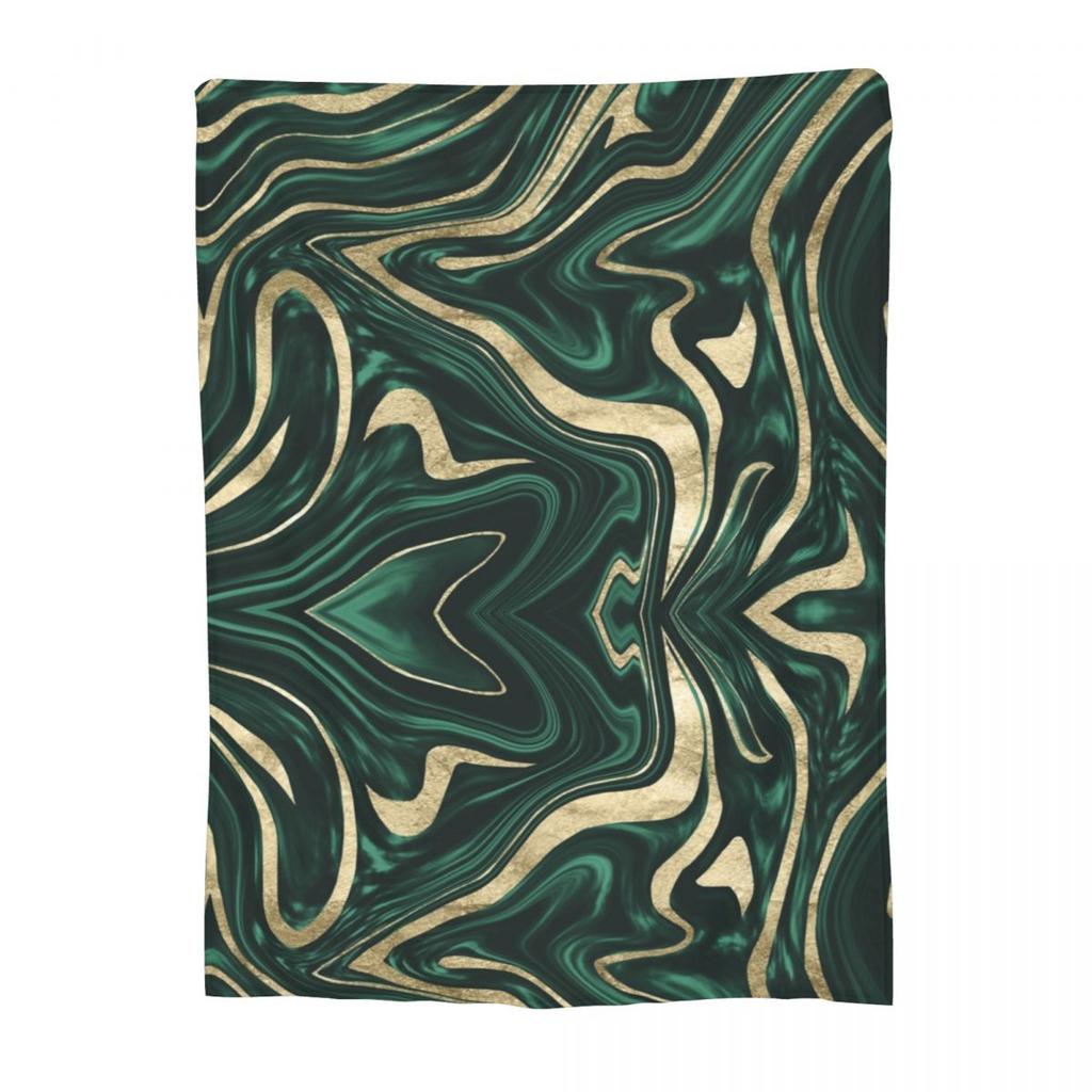 Черный Золотой Мрамор Одеяла Флис Диван Плед Легкий для Дома Спальни Путешествий Пледы Покрывало Одеяло
