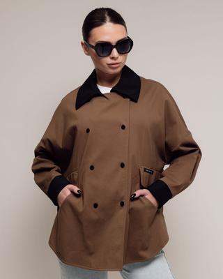 Ветровка Clasna 229008 46 коричневая