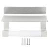 Space Aluminum Wall‑Mounted Roll Paper Rack Toilet Paper Holder with Phone Storage Shelf