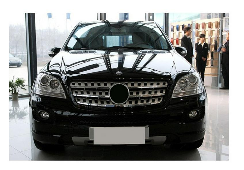 Подходит для Mercedes-Benz ML-Class W164 (Модели 05-11) Решетка радиатора оригинального стиля, 7/5-отверстий, 1648850085