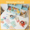 Wooden Toy Educational Set With Ice Cream And For Creative Play