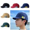 Japanese Style Short Brim Baseball Cap Solid Color Peaked Cap Casual Sunscreen Sun Hat  Sports