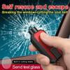 Emergency Car Escape Tool, Multi-Functional ABS Window Breaker Hammer, Seatbelt Cutter with Keychain for Auto Safety Amagi