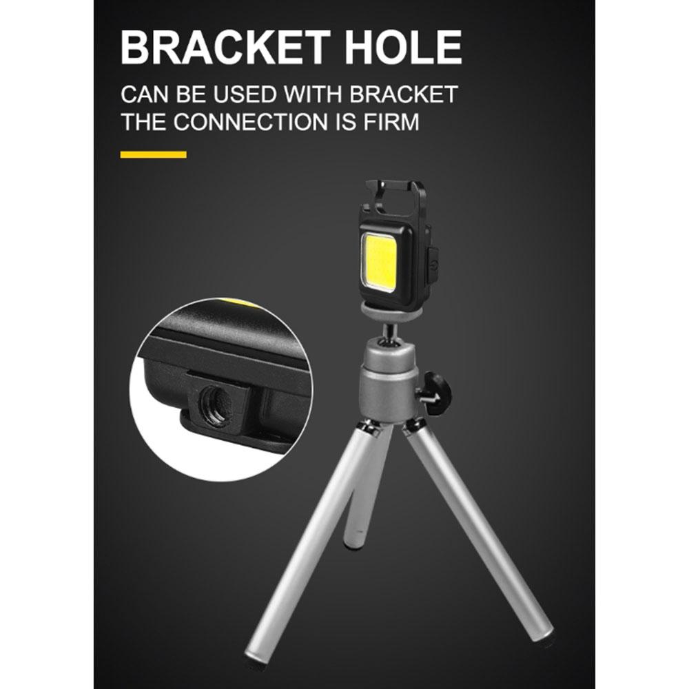 COB фонарик мини переносной брелок лампа 4 освещения EDC фонарик уличный водонепроницаемый аварийный кемпинг рыбалка рабочие фары