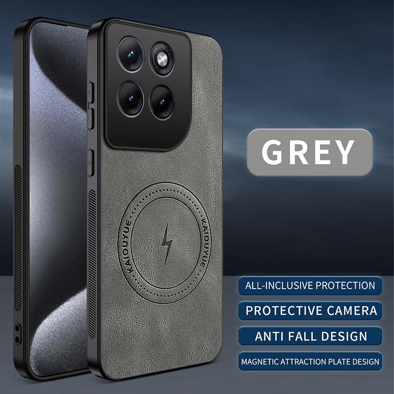 Для Motorola Edge70 Pro/Signature/moto X70 Air Pro Чехол Простой Стильный Магнитное Притяжение Кожа PU Приятный для Кожи Противоударный Чехол