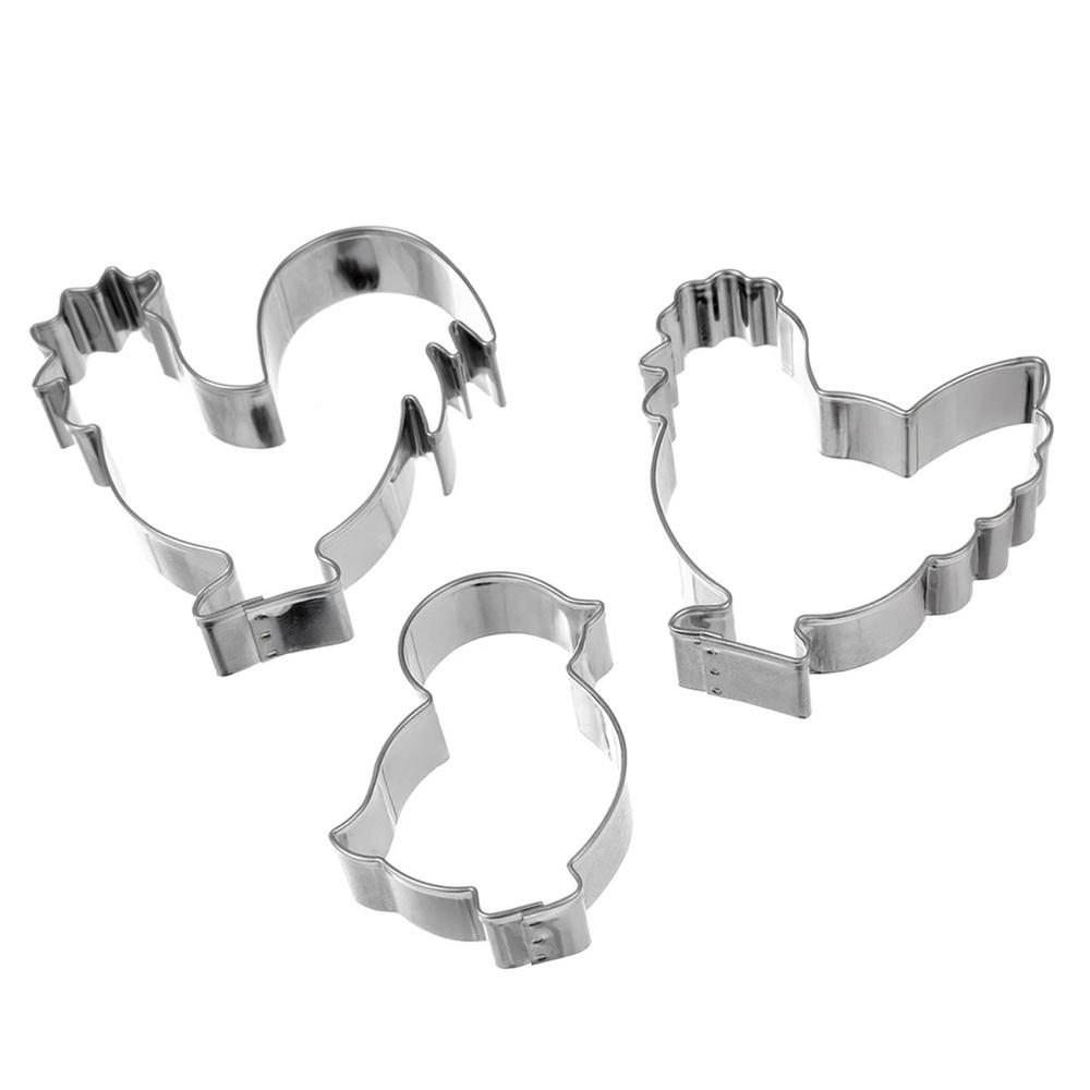 3x Праздничные Пасхальные Вырубки Формочки для Вырезания Печенья