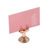 U Shape Name Card Display Stand Stainless Steel Picture Clips Price Display Rack  Table Accessories