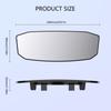 Enhancing Safety Full Sight Car Rear View Mirror with Wide Curved View, for Infant Supervision, Parents and New Drivers
