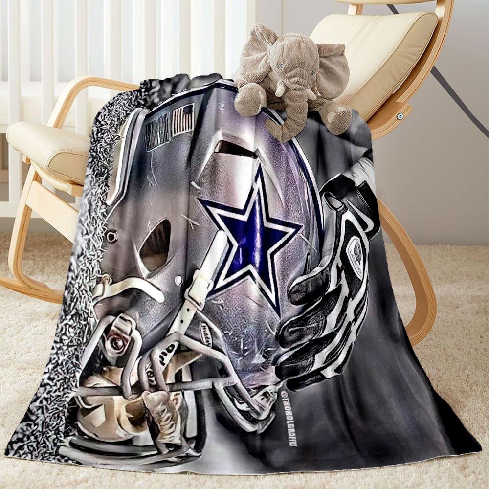 Dallas Blanket Comfortable Perfect for Bedding Bed Livingroom Four Seasons Multipurpose Warmthful Decor Gifts For Family Or Friends
