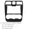 Для SUBARU FORESTER IMPREZA XV CROSSTREK WRX LEVORG 2013+ Панель для установки магнитолы DVD-плеера в приборную панель Рамка 9-дюймовая Декоративная панель для радио подходит