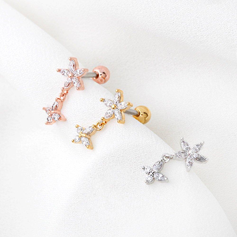 [1+1] Surgical Piercing Flower Shower 3 Types, Choose 1, Sell One Side