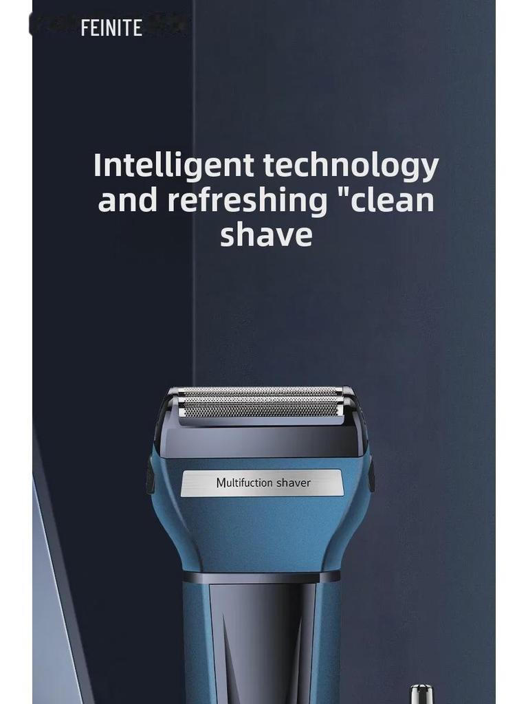 Многофункциональная бритва Fenite FS-877: Электрический триммер для бороды, стрижки, триммер для носа с цифровым дисплеем