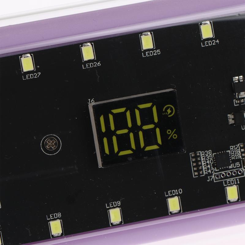 DIY 22.5W Зарядное устройство Power Bank Корпус Прозрачный PD Быстрая зарядка Корпус для батарей 18650 Со светодиодной подсветкой