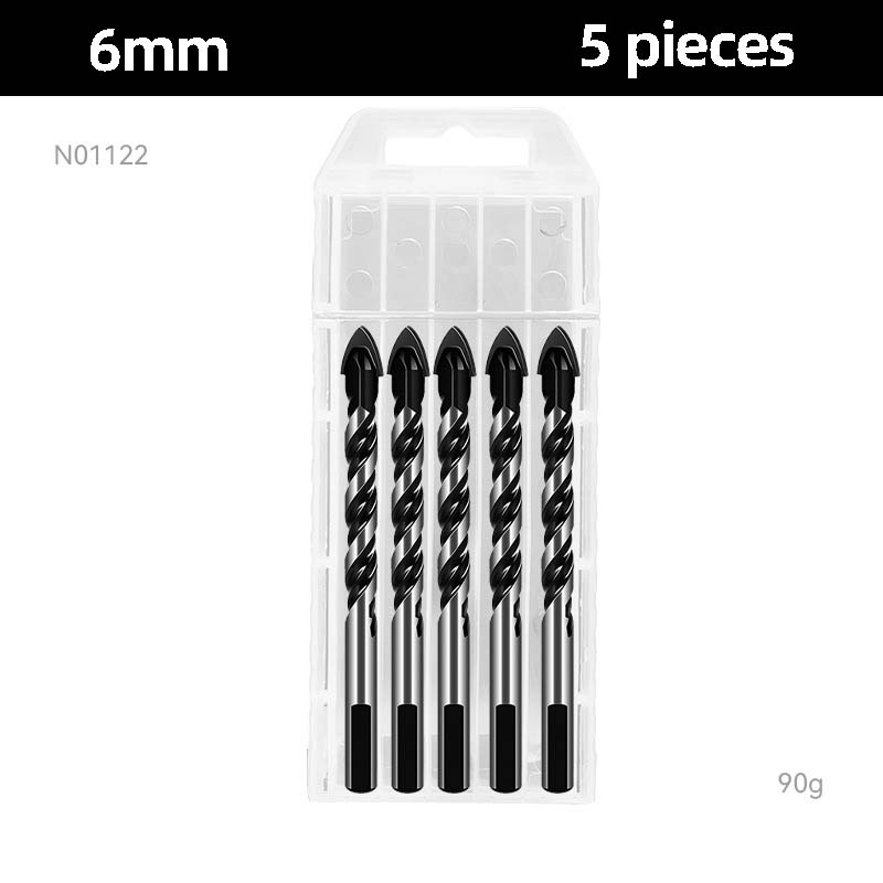 Многофункциональная ручная дрель Керамическая плитка Бетон Настольная дрель Стекло Железный лист Нержавеющая сталь Специальный треугольник для пробивки Сплав Сверло