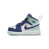 Air Jordan 1 Mid TD Blue Mint Baby Sneakers Mystic-Navy White Mint-Foam 640735-413