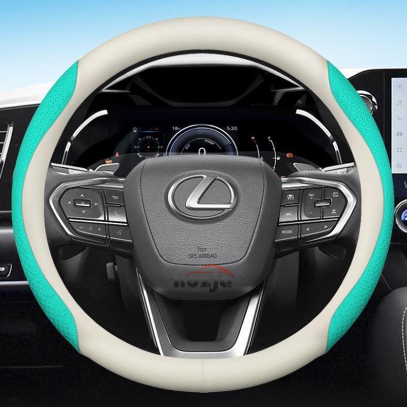 MVTT4 Car Steering Wheel Cover for Lexus RX 400h 450h TX350 LX600 RX400h RX350 RX350h LS400 UX250h NX ES 300h 350 CT200h Accessories