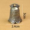 Brass Prajna Paomo Heart Sutra Faucet Bronze Bell Pendant Car Keychin Pendant Bag Accessries Gifts