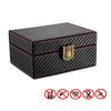 ZD-1021 19 X 12 X 9cm Carbon Fiber RFID Blocking Phone Case Car Keys Signal Shielding Security Container