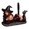 Funny Witch Pen Holder Sexy Witch Bookshelf Figurine With Pen Holder Witch Statue Pens Holders For Christmas Ornament Bulk