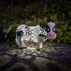 Садовый светильник Cow Solar Hollow Design IP45 Водонепроницаемый, меняющий цвет металлический декоративный светильник