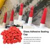 1 упаковка уплотняющей крышки, удобная, хорошая прочность, износостойкая эмульсионная уплотнительная крышка для стекла, клея, товары для дома