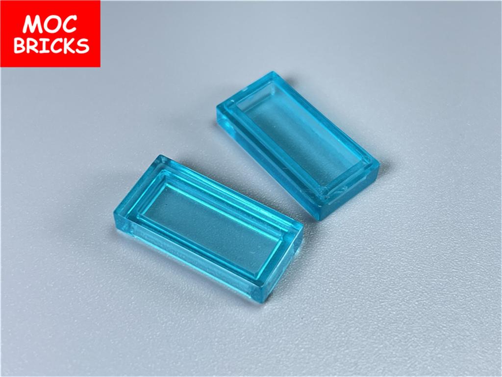 100 шт./лот Детали MOC Прозрачная плитка 1x2 3069 Океан Озеро Сцена Обучающие Строительные Кирпичики Городская Модель Строительные Кирпичики Куклы Детская Игрушка