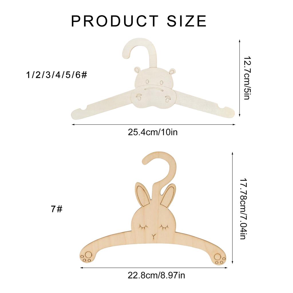 Упаковка из 10 прочных деревянных детских вешалок без накладок, органайзеры для одежды малышей, аксессуары для дома в детских шкафах