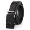 PULO Alloy Automatic Buckle Fashionable Men's Genuine Leather Belt High-end Simple Belt