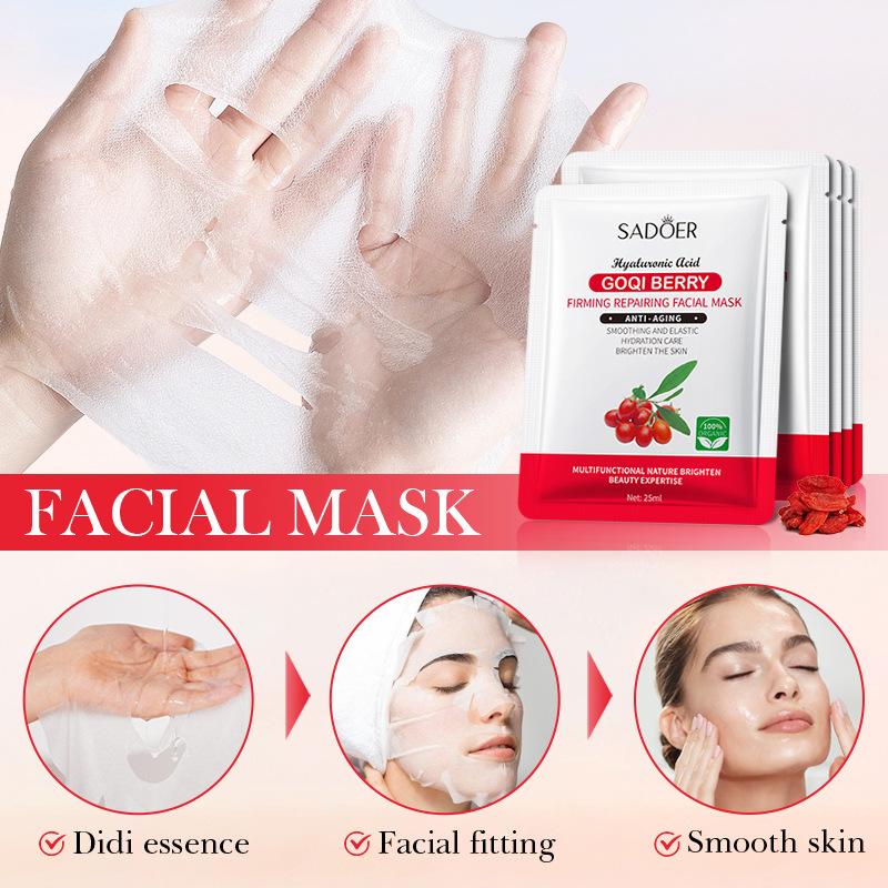SADOER Firming Firming Hydrating Lifting Mask Goji Berry Anti-Wrinkle Repairing Mask