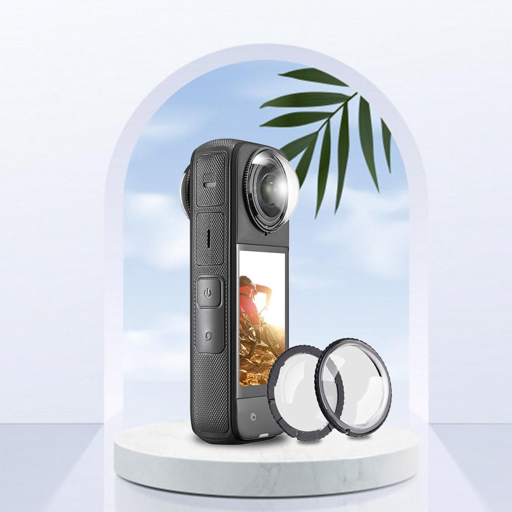Защитные крышки для объективов Insta360 X4, вращающаяся защитная крышка, рамка для защиты объектива от царапин, защитное стекло, аксессуары для камеры