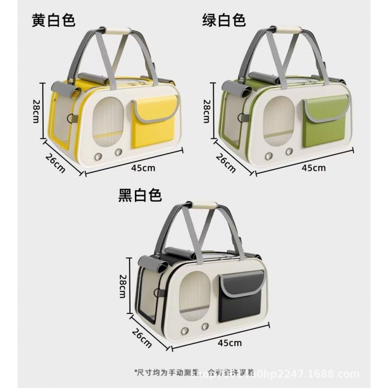 Large Capacity Lightweight Pet Carrier Bag Dogs Cats Breathable Oxford Fabric Shoulder Travel