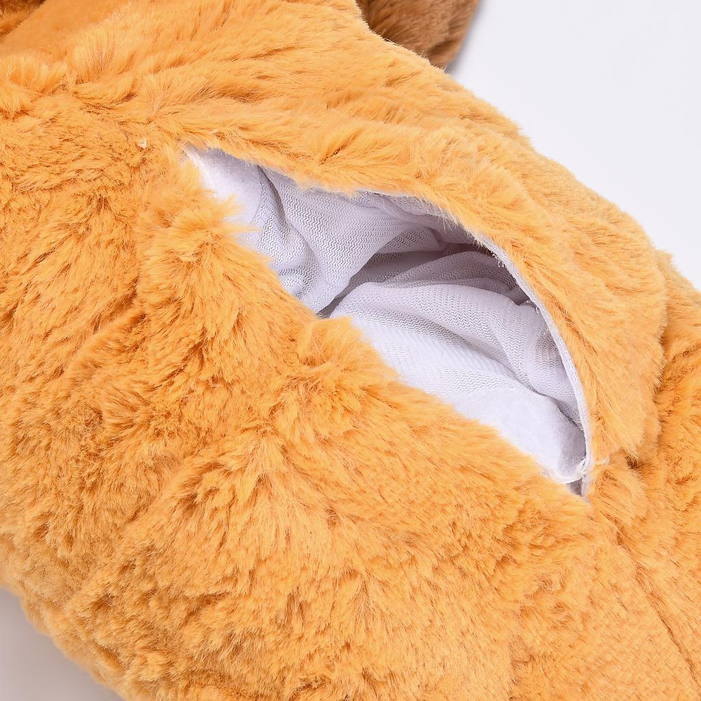 Плюшевая игрушка для обучения поведению щенка с сердцебиением, плюшевая игрушка для обнимашек и снятия беспокойства, кукла-помощник для сна, прочные игрушки для жевания собак