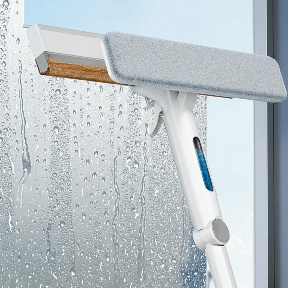 Double-sided Window Cleaning Squeegee Telescopic Handle Spray Window Cleaning Tool  Glass Cleaning